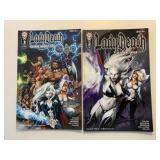 2 COFFIN COMICS LADY DEATH BLASPHEMY ANTHEM #1 & 2