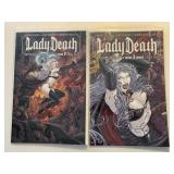2 BOUNDLESS COMICS LADY DEATH #2 & 3
