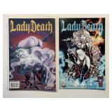 2 CHAOS LADY DEATH COMICS