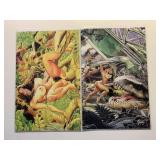 2 BASEMENT CAVE WOMAN COMICS BOTH W/COA