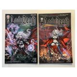 2 COFFIN COMICS LADY DEATH SEE DESCRIP