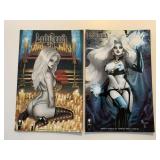 2 COFFIN COMICS LADY DEATH NIGHTMARE SYMPHONY #1,2