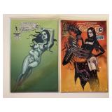 2 BROADSWORD COMICS TAROT WITCH BLACK ROSE 103,104