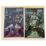 2 BROADSWORD COMICS TAROT WITCH BLACK ROSE 95 & 96
