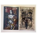 2 BROADSWORD COMICS TAROT WITCH BLACK ROSE 78 & 79