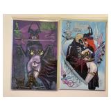2 BROADSWORD COMICS TAROT WITCH BLACK ROSE 99,100