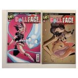 2 ACTION LAB COMICS DOLL FACE #7 & 8 ADULT READ