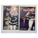 2 ACTION LAB COMICS DOLL FACE #1 & 2 ADULT READ
