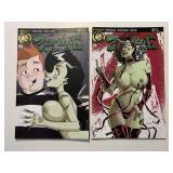 2 ACTION LAB COMICS ZOMBIE TRAMP #48,49 ADULT READ