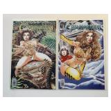 2 BLACK CANVAS COMICS