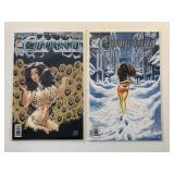 2 BLACK CANVAS COMICS CAVE WOMAN SNOW #2 & 3 ADULT