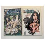 2 BASEMENT COMICS CAVE WOMAN MUTATION #1 & 2 ADULT