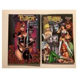 2 BROADSWORD COMICS TAROT #54 SIGNED COA, #3 BOOK