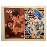 2 ICARUS COMICS A-G #9 & 10 ADULT READ