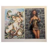 2 BASEMENT CAVE WOMAN COMICS BOTH W/COA