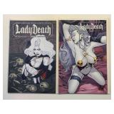 2 BOUNDLESS COMICS LADY DEATH #3 & 7