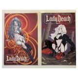 2 BOUNDLESS COMICS LADY DEATH #1 & 7