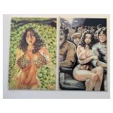 2 AMRYL COMICS CAVE WOMAN BOTH SPECIAL ED. W/COA