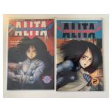 2 VIZ COMICS ALITA BATTLE ANGEL #1 & 2