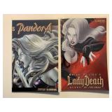 2 AVATAR COMICS LADY DEATH & PANDORA