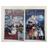 2 AVATAR LADY DEATH COMICS
