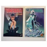 2 DYNAMITE COMICS VAMPIRELLA #1 & 3 W/COA