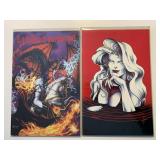 2 CHAOS LADY DEATH COMICS SEE DESCRIP