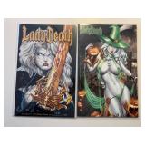 2 COFFIN LADY DEATH COMICS SEE DESCRIP