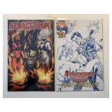 2 DF DANGER GIRL COMICS BOTH W/COA