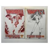 2 DYNAMITE COMICS VAMPIRELLA SCARLET LEGION #1 & 2