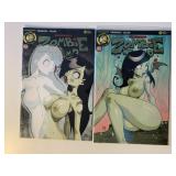 2 ACTION LAB COMICS ZOMBIE TRAMP #50,51 ADULT READ