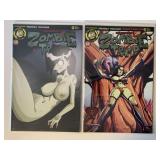 2 ACTION LAB COMICS ZOMBIE TRAMP #54,55 ADULT READ
