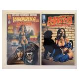 2 HARRIS COMICS VAMPIRELLA & PANTHA BOTH #1