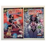 2 ACTION LAB DANGER DOLL COMICS