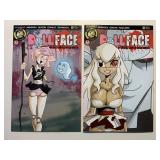2 ACTION LAB COMICS DOLL FACE #12 & 13 ADULT READ