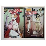 2 ACTION LAB COMICS DANGER DOLL GLADIATOR #1 & 2