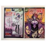 2 ACTION LAB COMICS DANGER DOLL PRESENTS #3 & 4