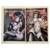 2 ACTION LAB COMICS DANGER DOLL PRESENTS #1 & 2