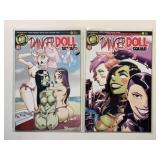 2 ACTION LAB COMICS DANGER DOLL SQUAD #0 & 1 ADULT