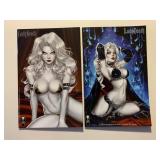 2 COFFIN COMICS LADY DEATH 2/#1 ADULT READ