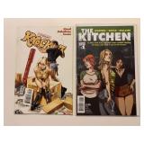 2 VERTIGO COMICS KNOCKET #23 & THE KITCHEN #1