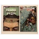 2 SCOUT COMICS FREAK FARM #1 & ASSASSIN & SON #1