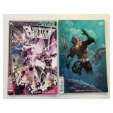 2 DC COMICS JUSTICE LEAGUE #2 & 10