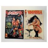 2 HARRIS COMICS VAMPI #1 & VAMPIRELLA #0
