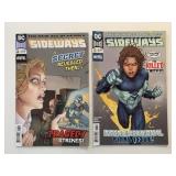 2 DC COMICS SIDEWAYS #6 & 13