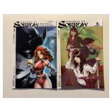 2 DYNAMITE COMICS SWORDS OF SORROW #1 & 5