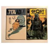 2 IMAGE COMICS 7174 AD #1 & GHOST MACHINE #1