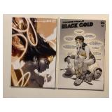 2 DC COMICS WONDER WOMAN BLACK AND GOLD #4 & 5