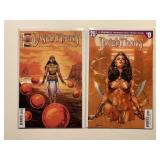 2 DYNAMITE COMICS DEJAH THORIS #0 & 1