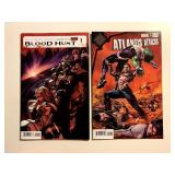 2 MARVEL COMICS ATLANTIS ATTACKS #5 & BLOOD HUNT 1